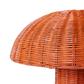 Lampi rattan mushroom - coral