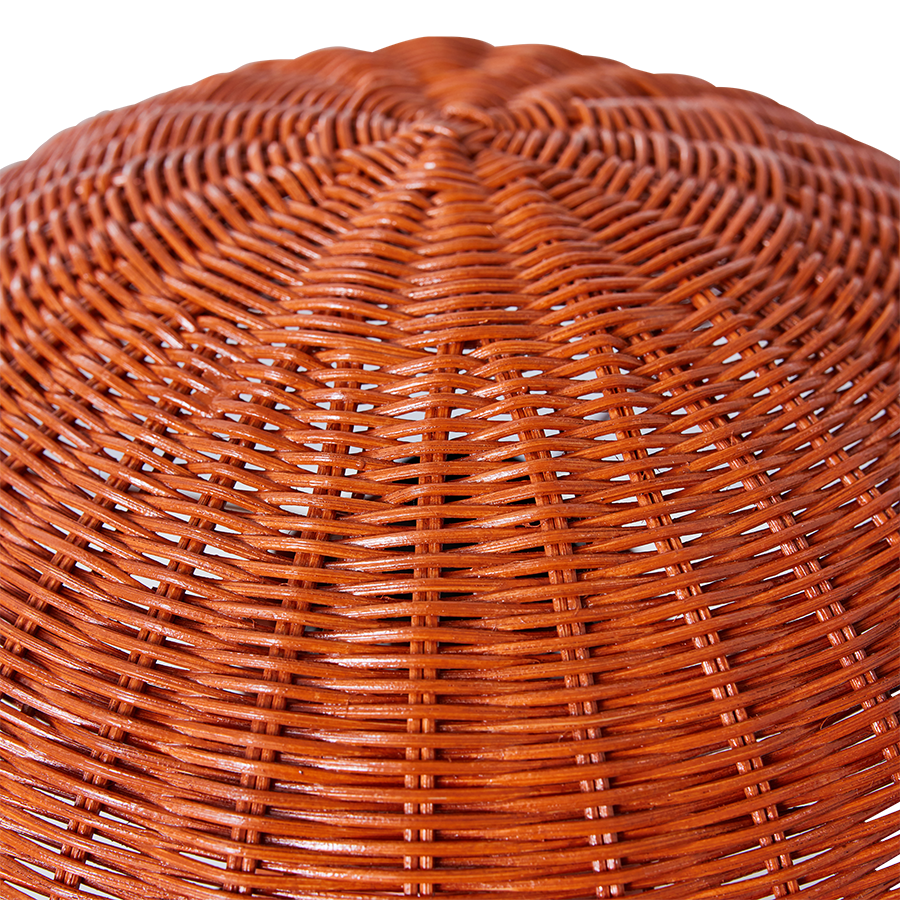 Lampi rattan mushroom - coral