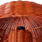 Lampi rattan mushroom - coral