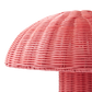 Lampi rattan mushroom - blush