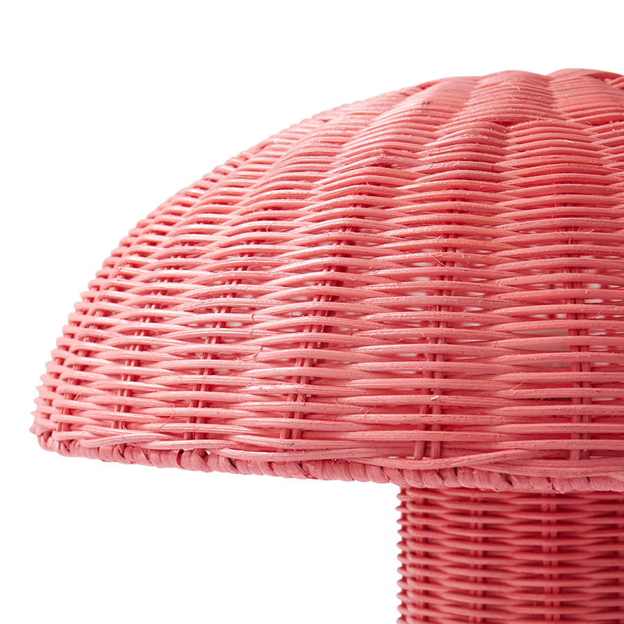 Lampi rattan mushroom - blush