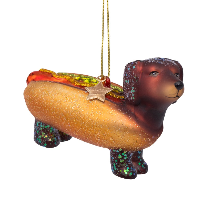Jólaskraut - Hotdog dachshund