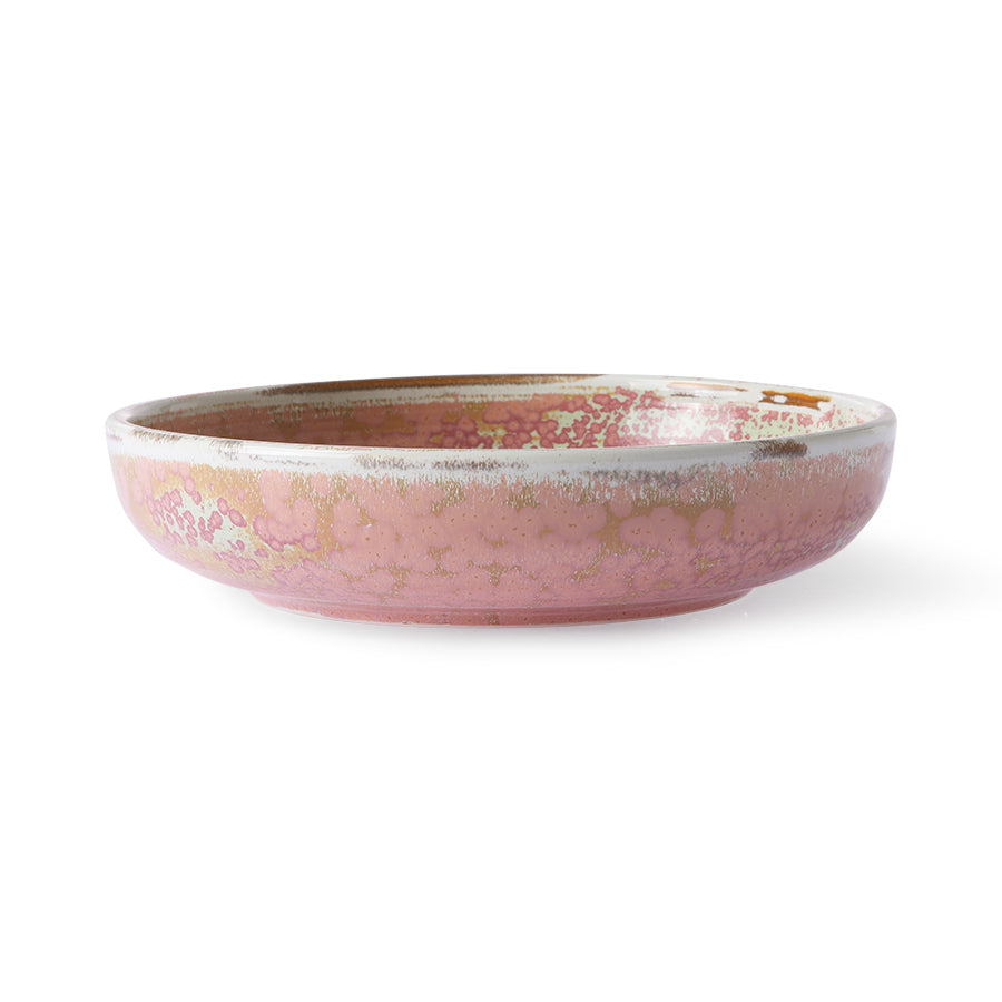 Chef ceramics djúpur diskur M - rustic pink