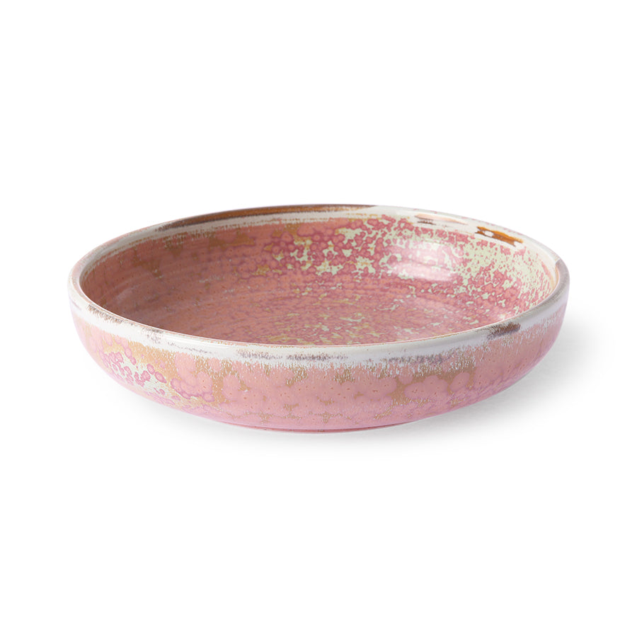 Chef ceramics djúpur diskur M - rustic pink