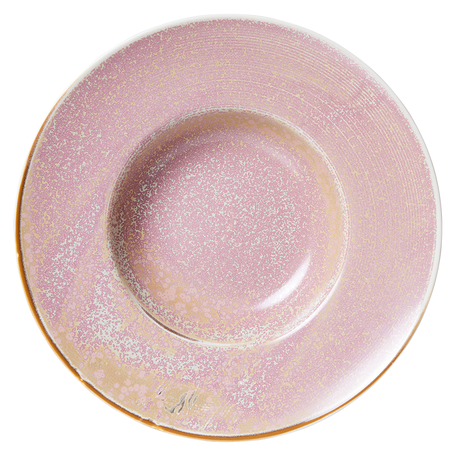 Chef ceramics pastadiskur - rustic pink