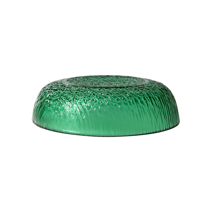 The Emeralds gler desert skál - green