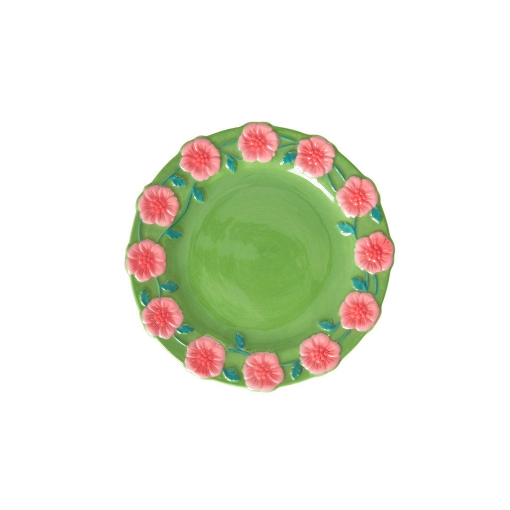 Keramík kökudiskur - green