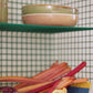 Chef ceramics djúpur diskur L - rustic pink
