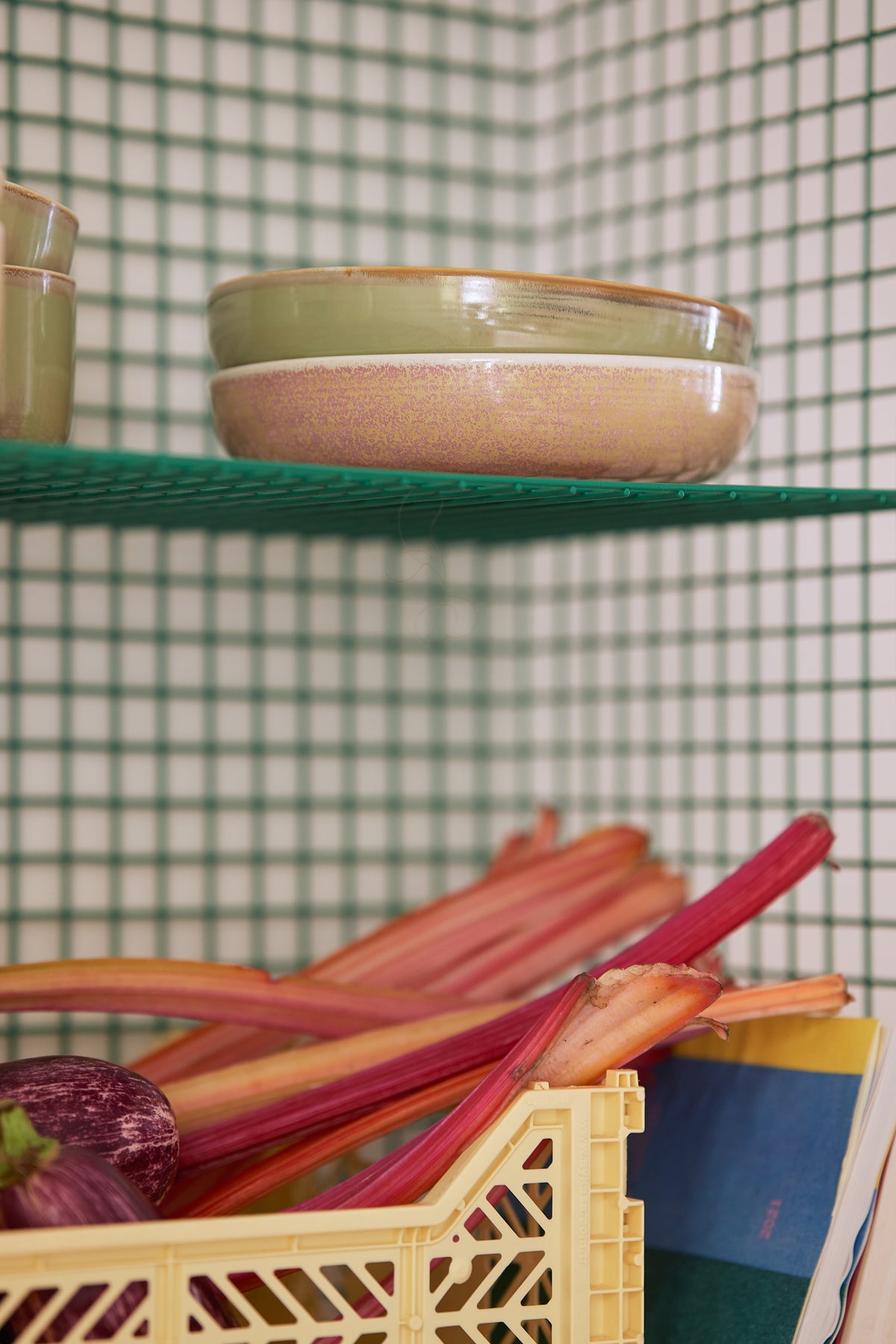 Chef ceramics djúpur diskur L - moss green