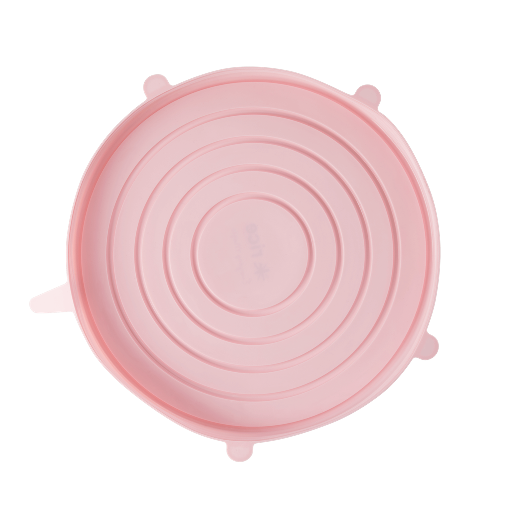 Sílíkon lok f. salatskál - soft pink