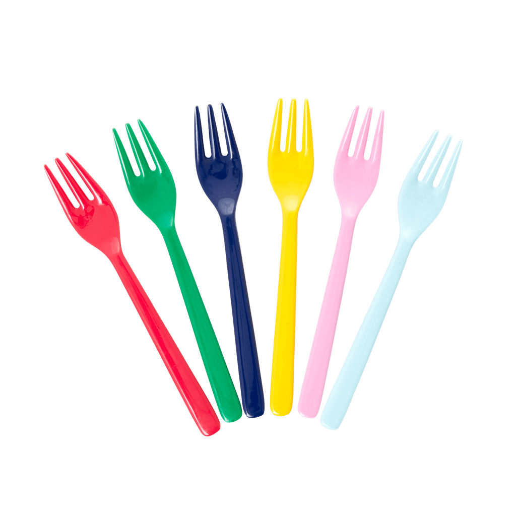 Melamine gafflar - happy colors