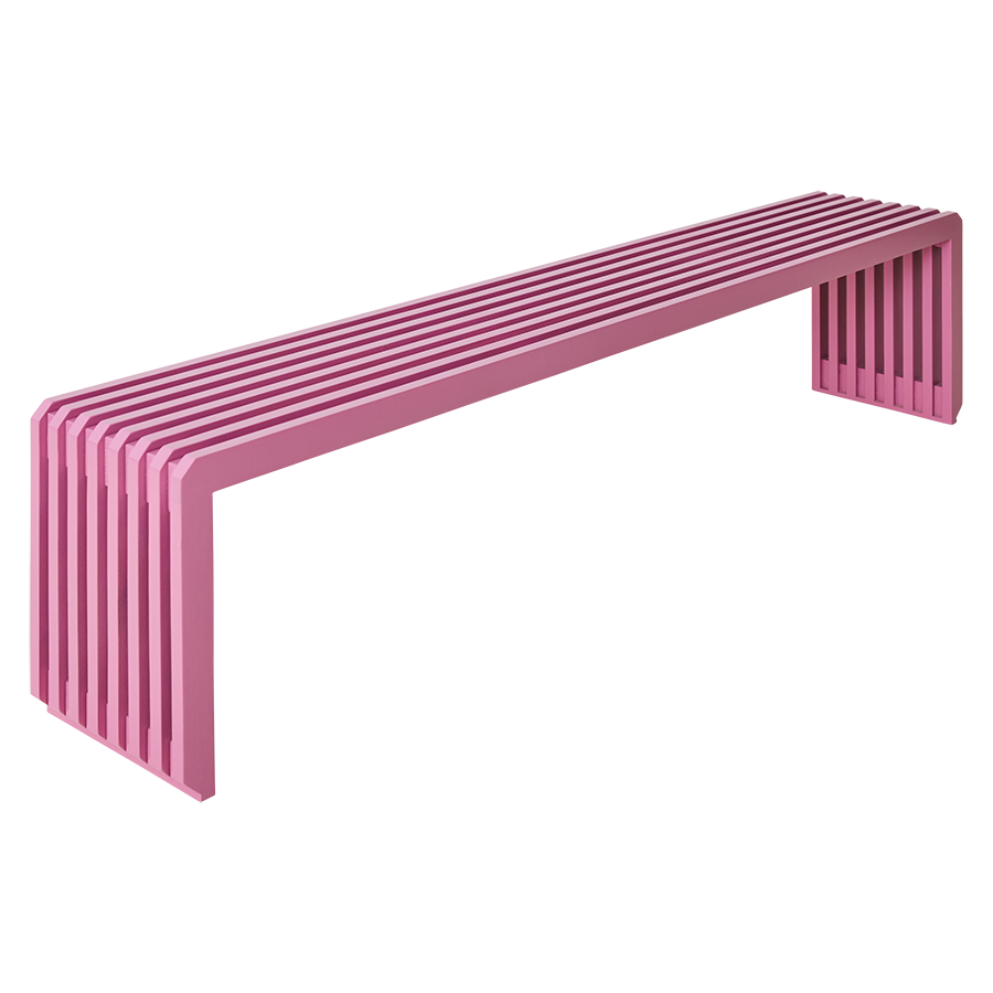 Rimla bekkur - hot pink/l