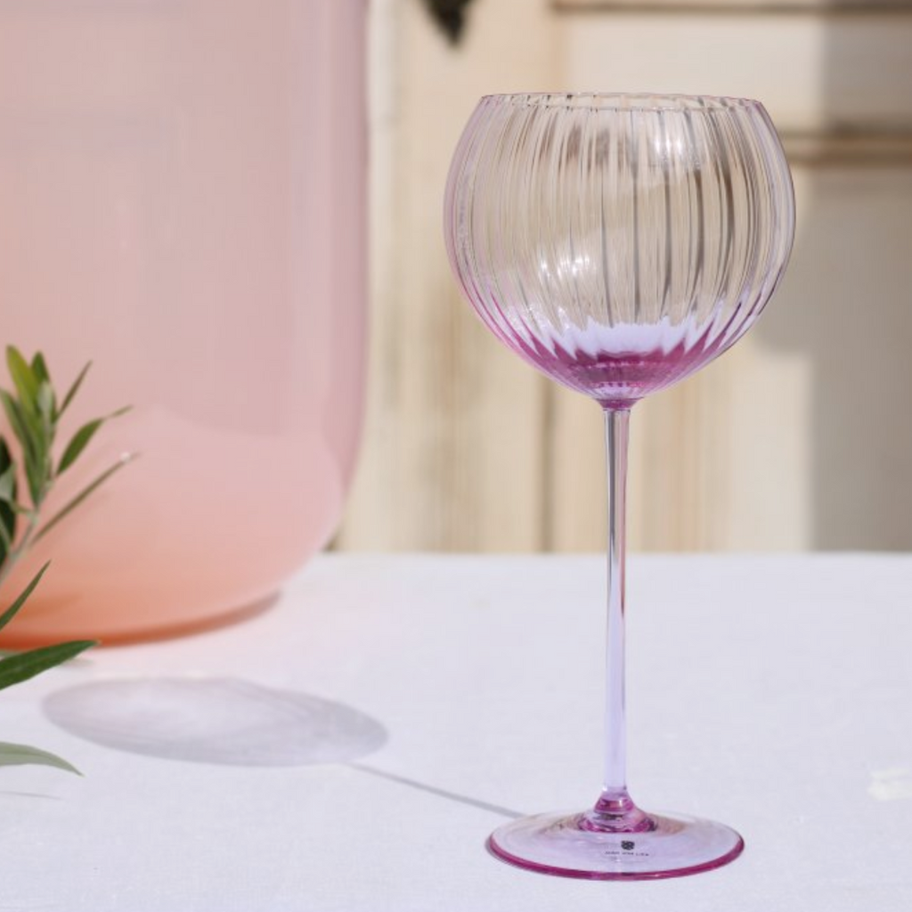 Lyon rauðvínsglas - lilac
