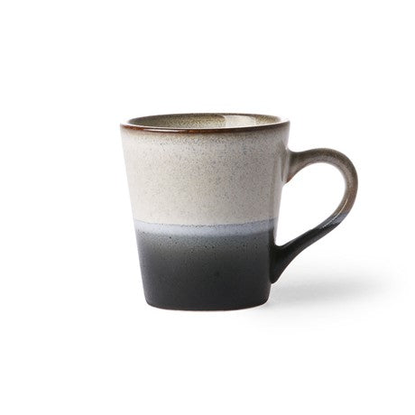 70's keramík cappuccino bolli - rock