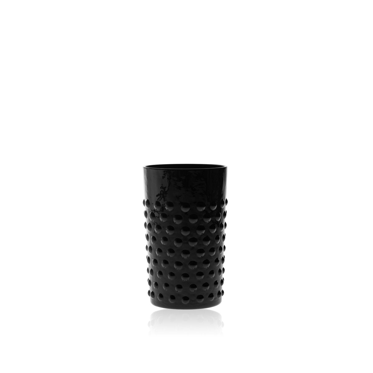 Hobnail glas - black