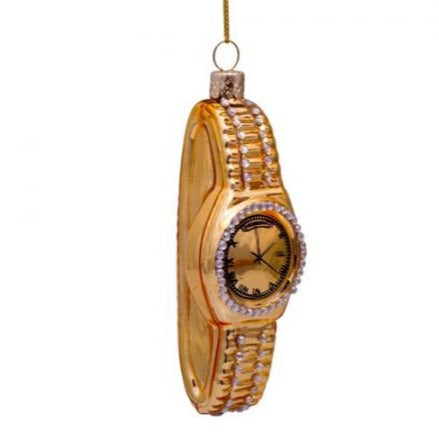 Jólaskraut - gold watch