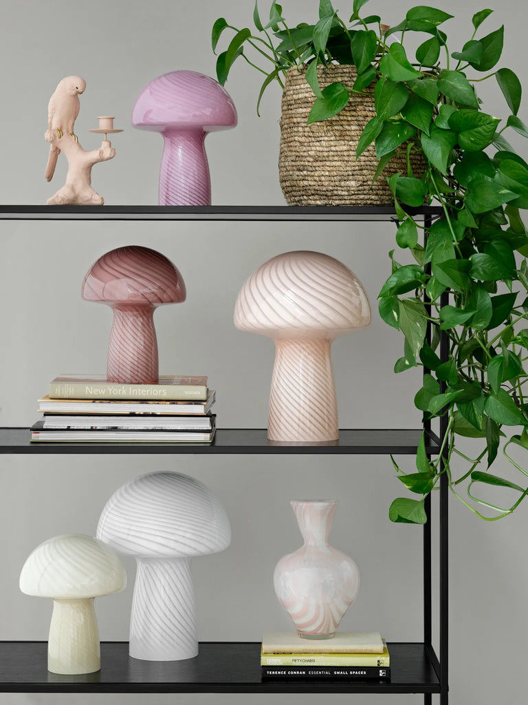 Mushroom lampi - pink